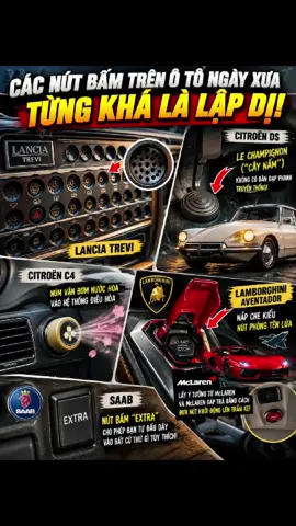 Tưởng vô dụng nhưng những nút bấm này lại có thật! #Oto #XeHoi #KienThucOto #CarFacts #Lamborghini