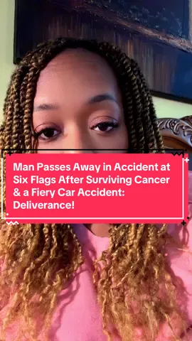 Note: my filter started malfunctioning and blinking towards the end of this video. Don’t be freaked out; technology is known to malfunction during deliverance. The enemy wanted me to stop recording, but that didn’t work. You will live and not die; you will live and declare the Word of the Lord! Please don’t listen to this while driving or operating heavy machinery. Don’t be holding children, pets, or anything that could cause you to potentially harm yourself or others. You may have to repeatedly pause this video or slow it down. My sincerest condolences to the family of Hassan Jihad Ibn Kariem. I pray that this video stops the enemy in his tracks and saves lives. #fyp #fyp #sixflag #accident #deliverance 