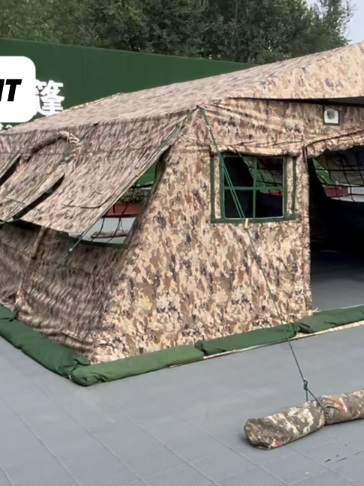 Field Tent with modular frame, easy to set up #Outdoors #fyp #tents #outdoortent #outdoortentsfactory #outdoor #canvastent#waterprooftent
