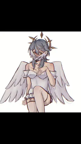 bleghhhh i havent properly drawn inna while and then when i finally got motivated to draw again i had this horrible wrist pain so i could barely write or draw sighhhhhs so i feel like this looks like poo but its whatever i just like drawing.. idkkkk i neevr post here anymore booooooooo #sunday #sundayhsr #HonkaiStarRail #hsr #speedpaint 