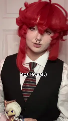 [#DILUC] — gentle toned Diluc my LOVE — Wig commissions are open!! — #diluccosplay #GenshinImpact #genshinimpactcosplay #cosplay