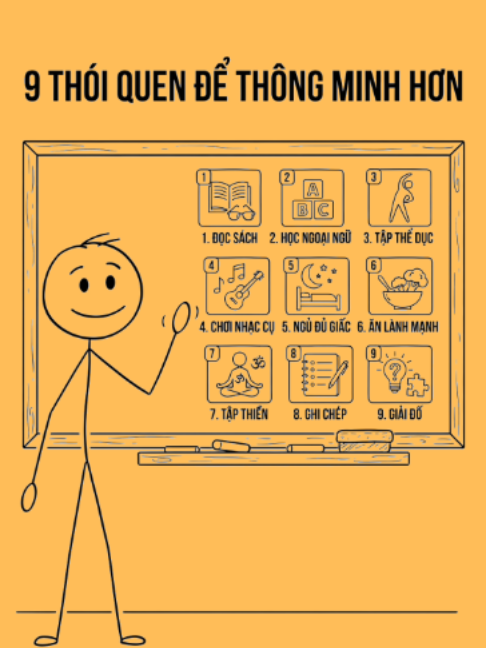 Nếu các bạn muốn THÔNG MINH hơn, hãy LUYỆN TẬP những thói quen này hằng ngày. #gonao #phattrienbanthan #tamlyhoc #hoctap