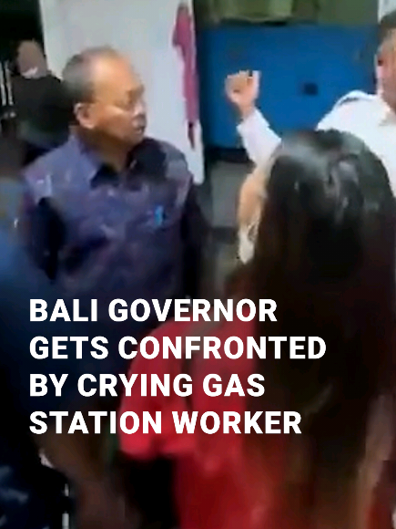 The governor wanted nonstop service, but the workers wanted to be treated like humans #bali #gas #petrolstation #governor #worker 