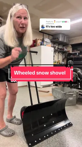 Replying to @🎖️Loye P 🇳🇬🇺🇲 ❄️ #snowshovel #snowpusher #wheeledsnowshovel #garvee 