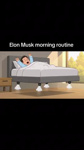 Elon Musk’s morning routine #elonmusk #tesla @Elon Musk 