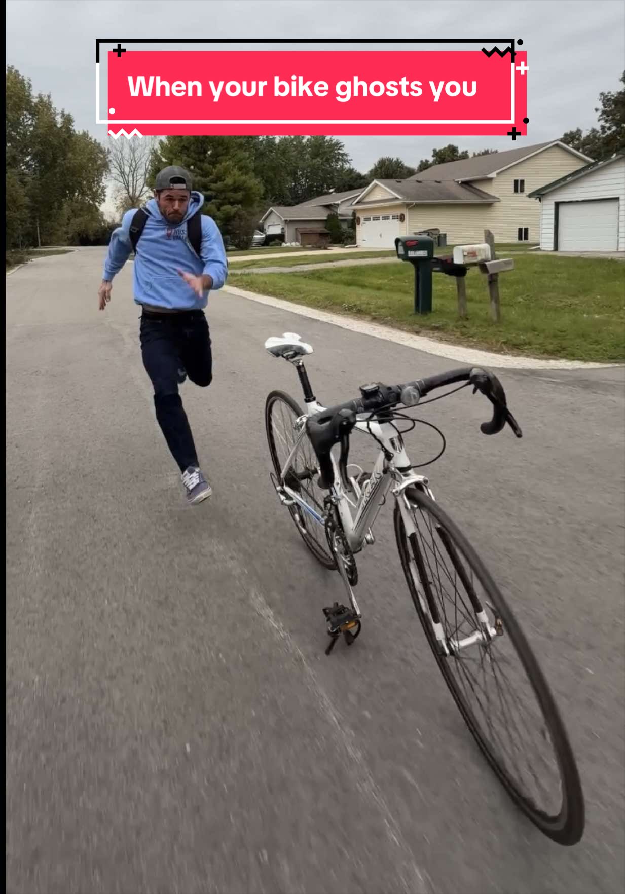 When your bike ghosts you 