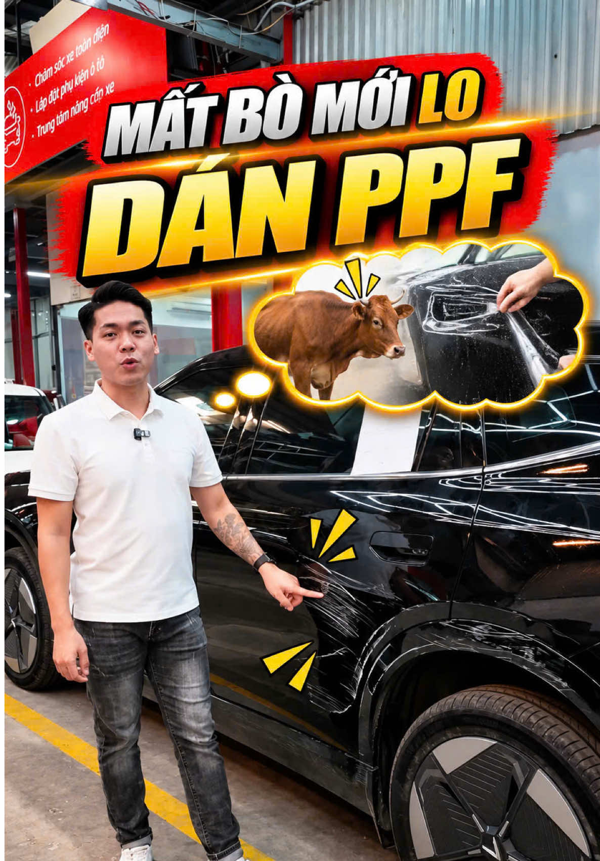 Sự tự tin tạo nên tiếc nuối. Dán PPF ngay cho VF8 ALL NEW để bảo vệ xe #dubaicare #dubaicarepin #vf8allmew #ppf 