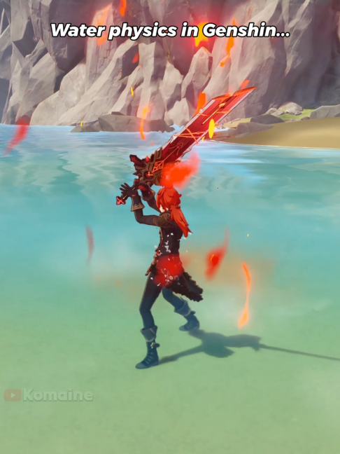 HSR Really Took Water Physics to Another Level 💀😭 #genshinimpact #honkaistarrail #zenlesszonezero #physics