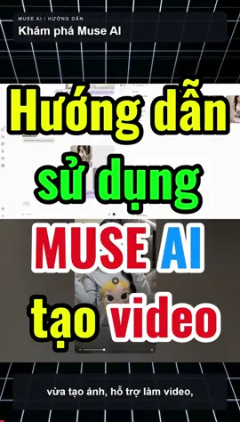 Hướng dẫn sử dụng MUSE AI tạo video hoàn toàn miễn phí 🔥🔥 #museai #meta #AI #CongCuAI #VideoAI 