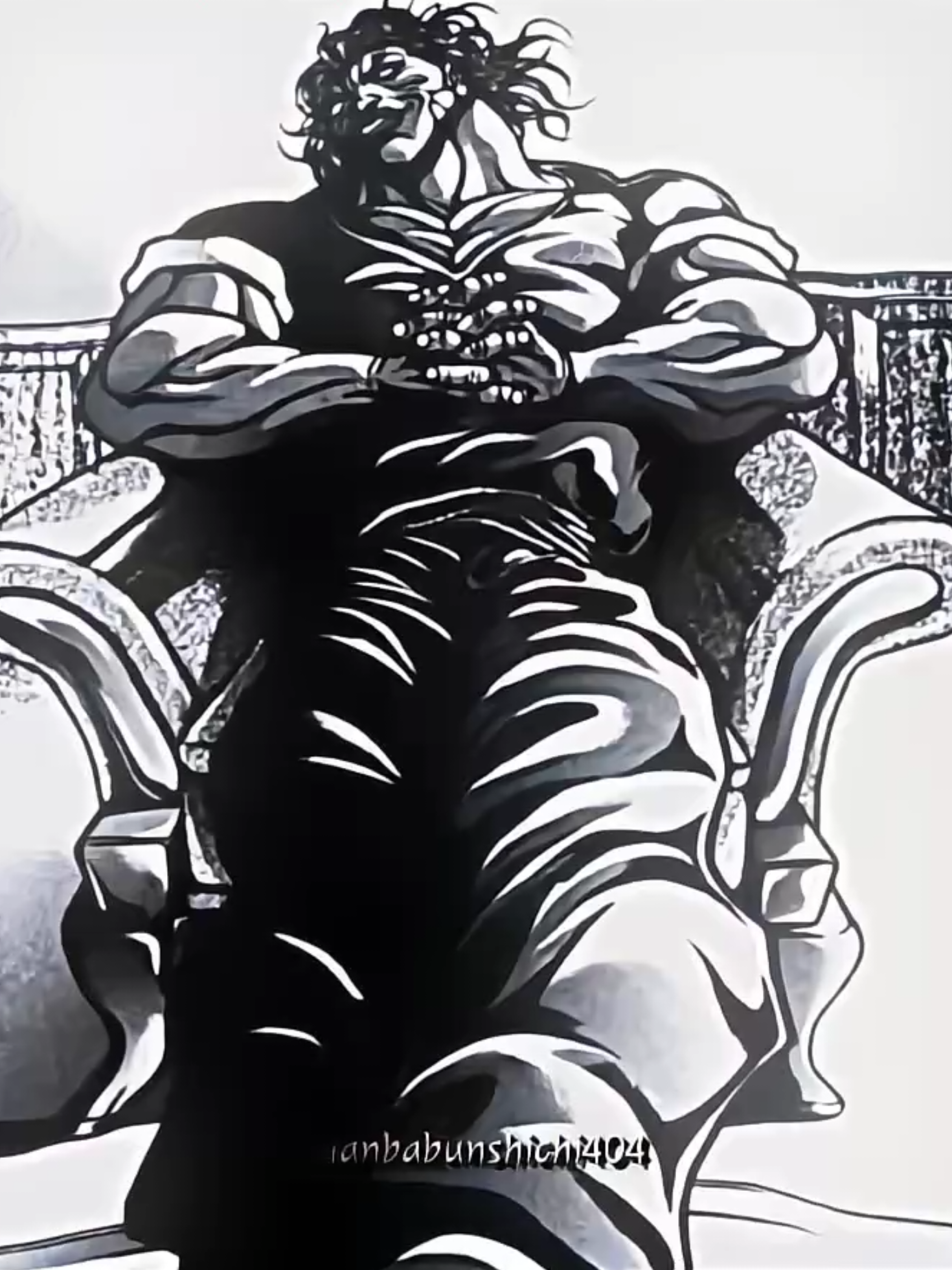 The ogre ☠️ #yujirohanma #sonofogre #404🦾💯⚠️ #mangaedit #tanbabunshichi404 