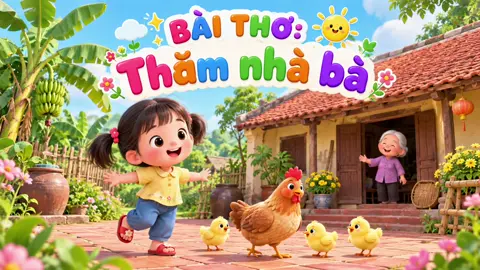 Bài thơ: thăm nhà bà dành cho thầy cô ứng dụng công nghệ AI vào tiết dạy nhé. Mình vẫn nhận làm thơ, truyện, hát theo yêu cầu ạ🥰🥰#côngnghệsố #giaovienmamnon #giaovien #xuhuongtiktok #giaoviengenz 