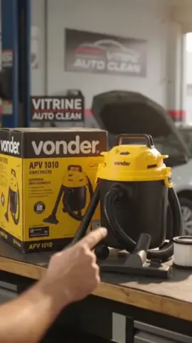 Aspirador Vonder APV 1010 1000W 10L Profissional #AspiradorVonder #VonderAPV1010 #AspiradorDePoEAgua #LimpezaProfissional #Ferramentas 