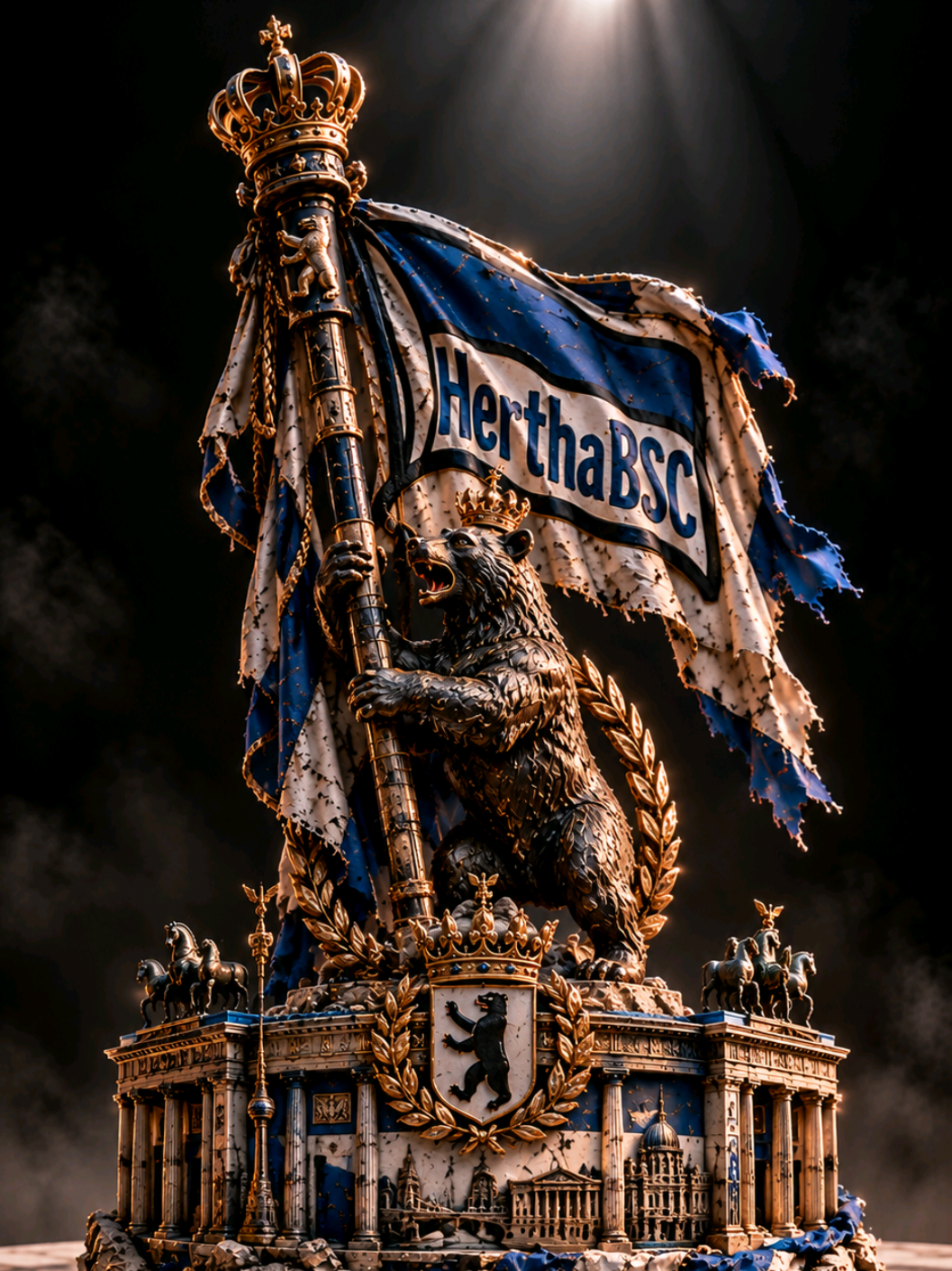 💙🤍🔥 BERLIN WAS NEVER MEANT TO BE TAMED… HERTHA WAS BORN TO RULE! 🐻👑 Cover: BORN TO RULE BERLIN #herthabsc #berlin #germany #fyp #shorts @Hertha BSC 