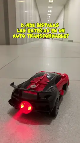Dónde instalas las baterías en un auto transformable? #kidssafety #viral #fyp #kidsvideosforkids #babyplay 