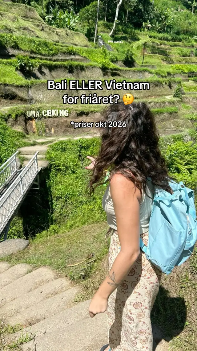Reklame Skandineer | lagre til planleggingen! Bali eller Vietnam? 👇 #friår #backpacking