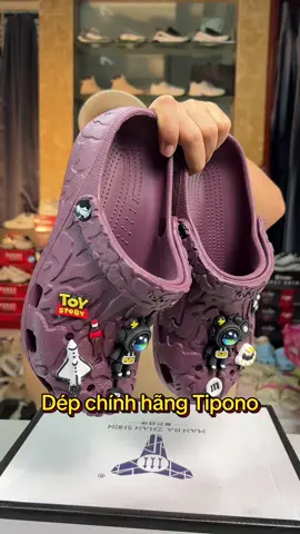 Dép sục vân giả đá màu đỏ burgundy chính hãng Tipono #manhgiay #depsuc #sucnu #sucnam 