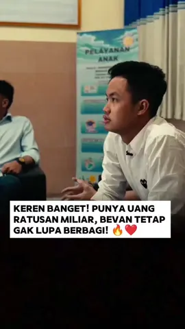 Keren banget! Punya uang ratusan miliar, Bevan tetap gak lupa berbagi! 🔥❤️@bevanpramudt #bevanpramudito #berbagi #pantiasuhan #motivasi #narrativelabs