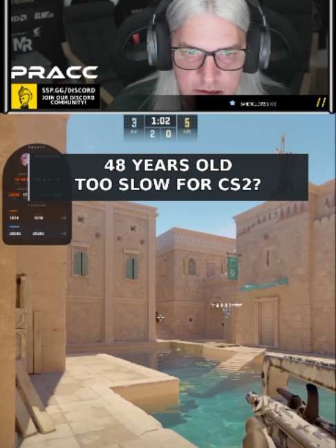 48 years old. Still got it? 😏 #cs2 #counterstrike2 #cs2clutch #gamingover40 #cs2clips