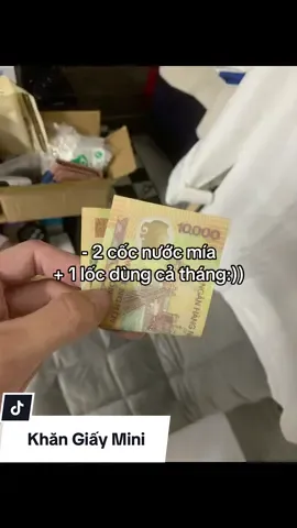 Lốc 10 Gói Khăn Mini #xuhuongtiktok #khangiaymini #khangiaybotui 