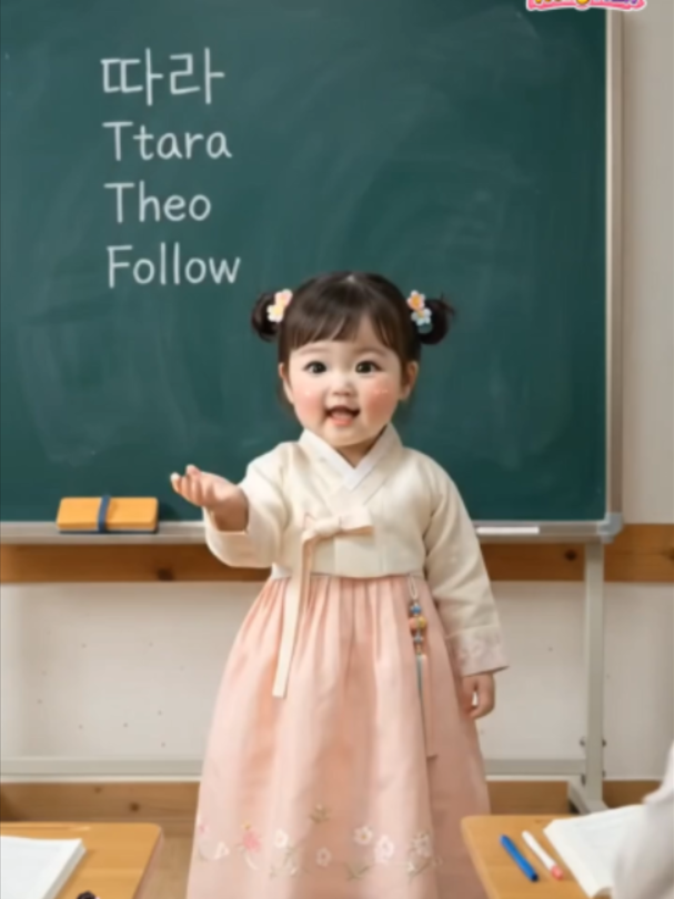 Bài 77: 따라오세요!  Ttaraoseyo!  Hãy đi theo tôi!  Follow me! #HanaKorea #korea #nht #tienghan #xuhuong #hoctienghan #BeNoiTiengHan