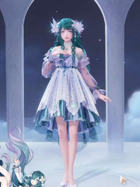Aquí os dejo mi intento de hacer la forma humana de Vodyanitsa en Nikki! (mañana teneis la forma de sirena) #infinitynikki #GenshinImpact #genshin #vodyanitsa