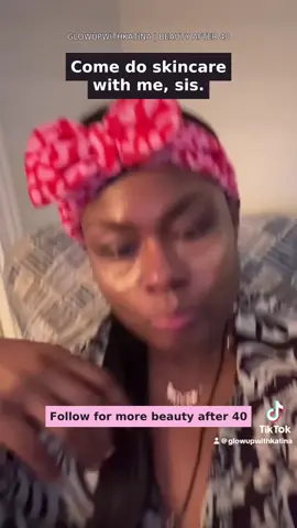 Come do skincare with me, sis—and visit my profile for more. 🩷 Face, neck, and a little time for myself. I’m 53, and taking care of me still deserves a place in my day. That part. Which skincare step do you NEVER skip? Tell me below, and follow @GlowupwithKatina for more beauty after 40. #SkincareRoutine #BeautyOver50 #SkincareOver40 #MelanatedSkin #glowupwithkatina 