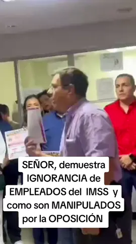 EMPLEADO del IMSS demuestra a sus compañeros la ignorancia en la que Viven por no conocer el sistema de Pago que tienen y todos los beneficios con los que cuentas, así como les demuestra como son MANIPULADOS por la OPOSICIÓN #robo #imss #manifestacion #oposicion 