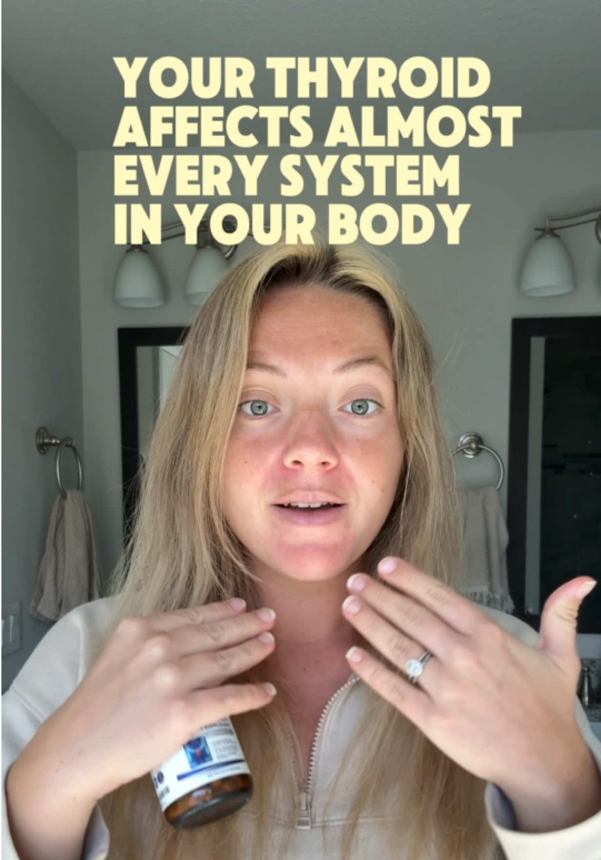 Learning that my thyroid issues were affecting my entire body changed everything for me!!  @1 Body  #thyroidhealth #hypothyroidism #ttc #cholesterol #hormones 