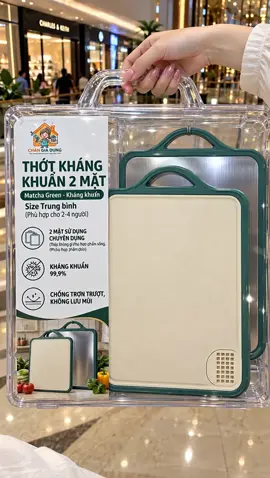 Thớt Kháng Khuẩn 2 Mặt , 1 mặt inox, 1 mặt nhựa pp cực an toàn #thot #thotkhangkhuan #thotdep 