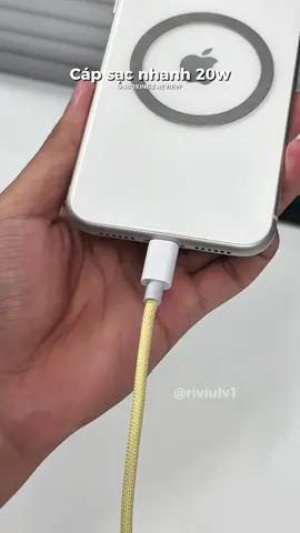 Cáp sạc nhanh 20W #riviulv1 #review #unbox #capsacnhanhiphone #capsacnhanh20w 