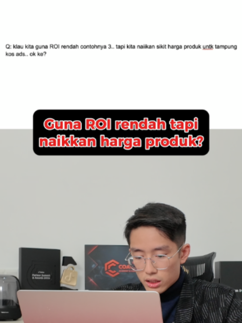 Guna ROI rendah tapi naikkan harga produk? . . Korang nak join free kelas? Tekan link di profile 🔗👇🏻 . . #coachcc #coachccsentiasadisisimu #coachccacademy #learnontiktok #tiktokguru_malaysia #tiktokshopacademy
