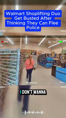 Walmart Shoplifting Duo Get Busted After Thinking They Can Flee Police #bodycam   #policebodycam #bodycamfootage  #copcam  #lawenforcement   #copsoftiktok  #crime   #fyp 