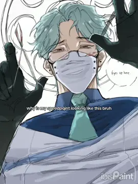 its so annoyinf😔😔😔 anyway #dottore #zandik #GenshinImpact #speedpaint #fanart 