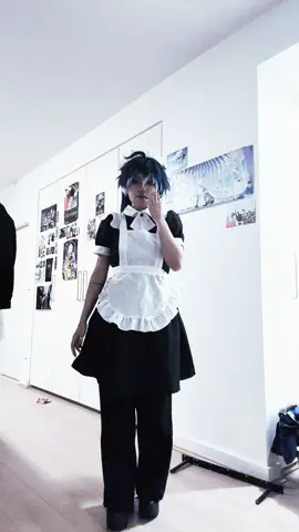 neon maxxing .. as maid flins … oh what in the world is this … #cosplay #explore #GenshinImpact #kpop #flins