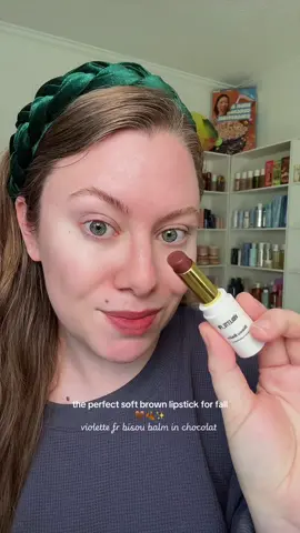 The perfect soft brown for fall 🤎 Violette fr bisou balm in new shade chocolat 🤎 @VIOLETTE_FR #violettefr #frenchmakeup #bisoubalm #brownlipstick #tiktokshopblackfriday  Violette fr bisou balm chocolat brown lipstick soft matte lip balm