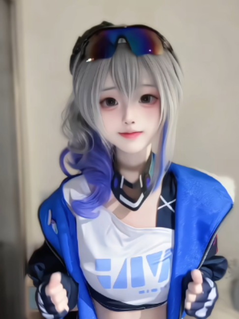 Cos: Silver Wolf | Honkai: Star Rail ✓  ContentCreator: youyulanmeijiang #cute #cosplay #silverwolf #HonkaiStarRail #dance #trending #fyp