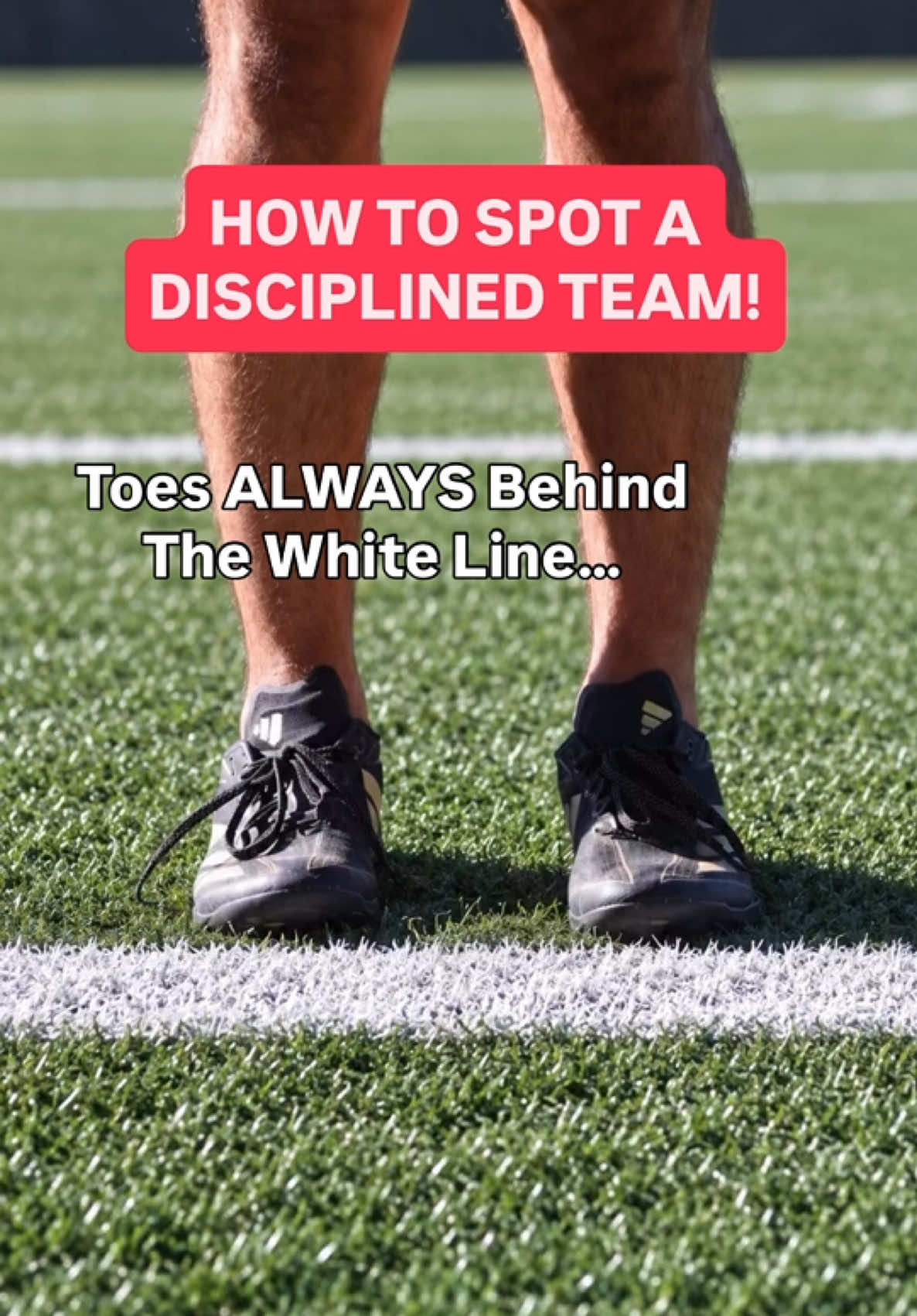 HOW TO SPOT A DISCIPLINED TEAM! #football #foryou #fyp 