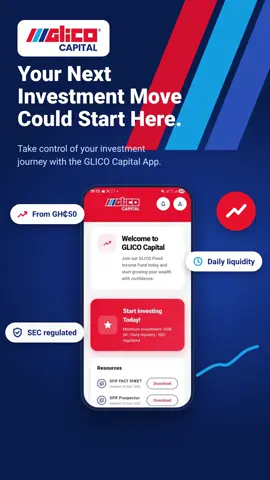 Your money deserves a plan, not just a place to sit. Whether you’re saving towards a goal or exploring investment opportunities, every financial journey starts with an intentional decision. Let GLICO Capital help you explore your investment options and take a step towards your financial goals. Your future starts with one decision. 💼✨ Call us on 0303972870 or WhatsApp 0538853391 📍 Locate us on the 3rd Floor of the GLICO Plaza, Avenor 🧑‍💻 Visit our website at www.glicocapital.com #GLICOCapital #InvestorsCorner #SmartInvesting #FinancialLiteracy #InvestmentGoals