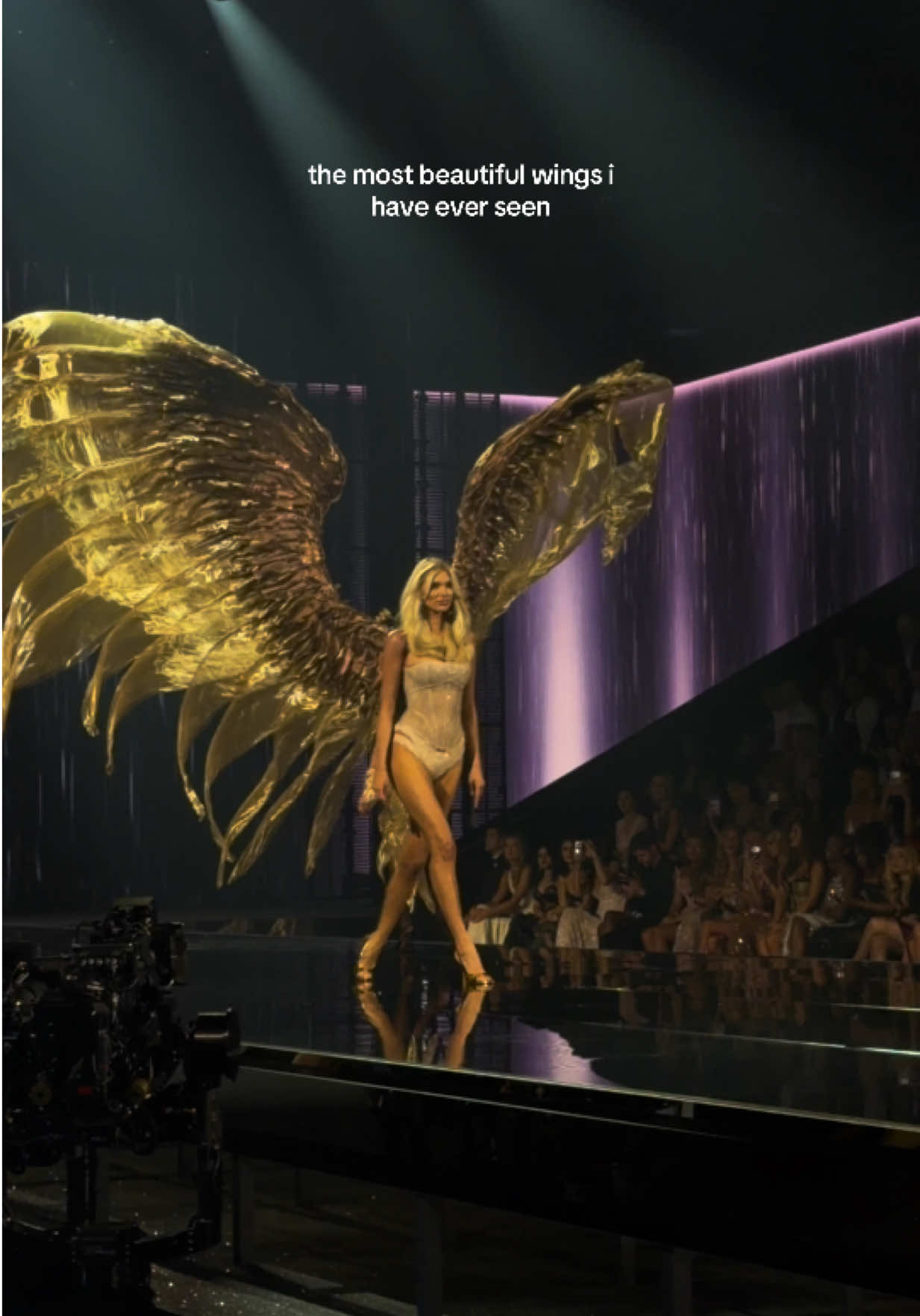 @Elsa Hosk walks for @Victoria's Secret 🪽 