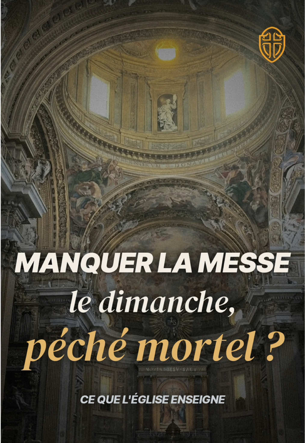 Manquer la messe du dimanche, c'est grave ? Ce que l'Église a toujours enseigné. ⛪ Et toi, tu y vas chaque dimanche ? 👇 #catholique #messe #dimanche #foi #chretien 