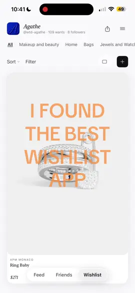 #wishlistapp 🧡