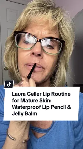 At 58, our lips tend to lose their definition, but we don't have to settle for a heavy, drying lipstick look! Watch how I use the Laura Geller Waterproof Lip Pencil in 
