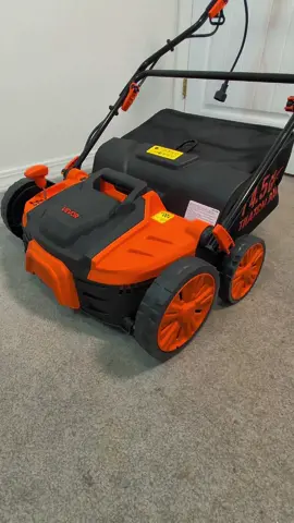 Electric yard rake and scarifier. #vevor #yardwork #rake #raking #dealsforyoudays 