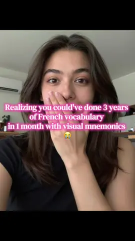 when you realize visual mnemonics could've saved years of french struggle 😭 (the app is Keymagine) #LanguageLearning #learnfrench #keymagine #france #french 