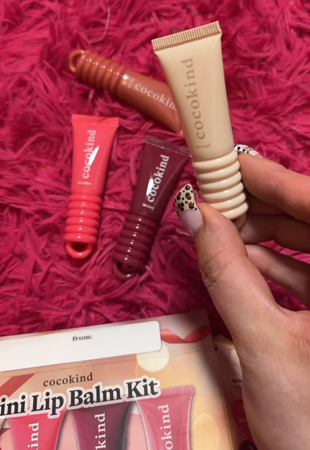They’re literally so mini and cute ##cocokind##lipbalm##mini##socute##perfectgifts @@cocokind