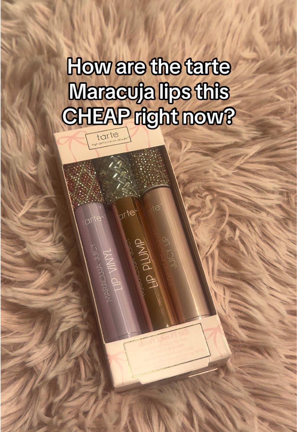 This is such a good deal for 3 of them #tarte #makeup #maracujajuicylip 