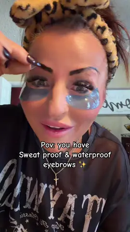 So easy to apply! Grab a couple of them because it runs out quick! #sweatproofeyebrows #eyebrows #eyebrowgel #waterproofeyebrows 