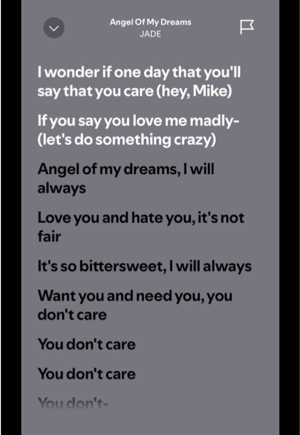 Angel Of My Dreams #jade #kyliejenner #lyrics #foryou #fyp 