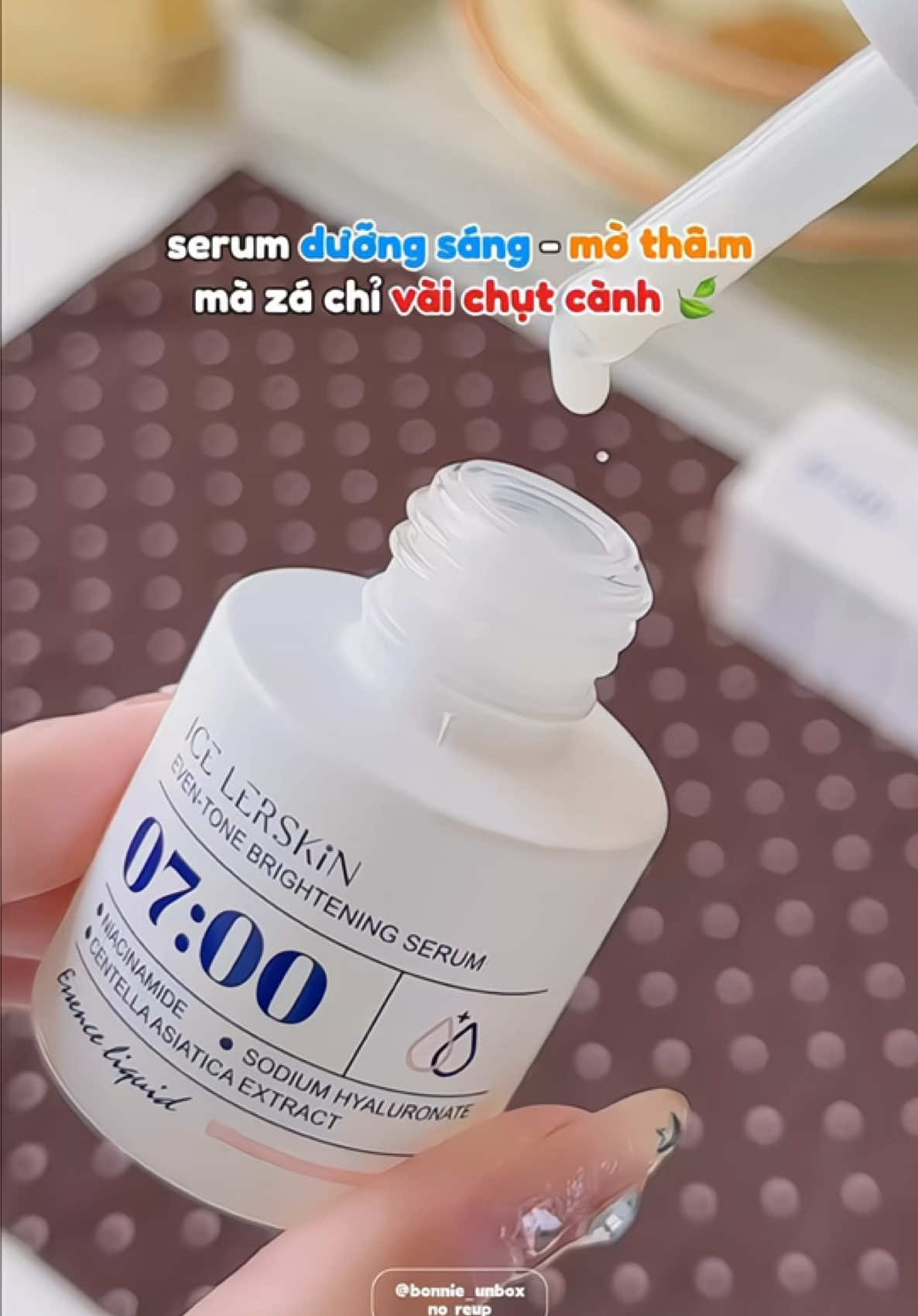 chăm da trắng sáng từ bây giờ còn kịp đón tết nè mí bà #icelerskin #serumtrangda #duongsangda #skincare #xuhuong 
