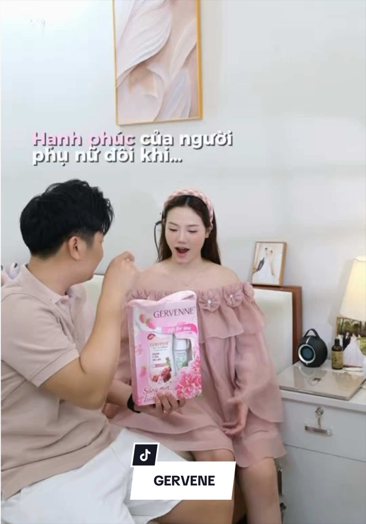 Hạnh phúc của vợ đôi khi chỉ là những điều đơn giản như vậy thôi #HoptaccungGervenne #Gervenne #Chondungvibenang #Guinganyeuthuong